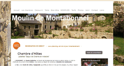 Desktop Screenshot of moulin-de-montabonnel.com